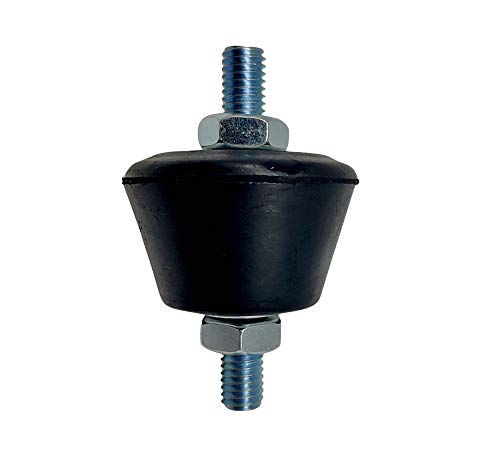 DOJA INDUSTRIAL | Gummipuffer der Klimaanlage | M8 | PACK 4 | Klima Silentblock | Klimageraet Anti Vibration Gummilager | Wandhalterung Gummi Schwingungsdaempfer | Antivibrationsfuesse Stossdaempfer
