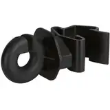 Agrarzone 25x Ringisolator für T-Pfosten schwarz - Robuste Isolatoren Weidezaun - Ideal für Weidezaunpfähle - T-Post Pfahl Isolator für Litze, Seil, Draht