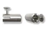 1 Paar Elektrodenhalter für Stabelektroden Ø 6-8 mm, Adapter Galvanik Elektrolysezelle Experimente Elektrochemie - Polymet - Reine Metalle.®