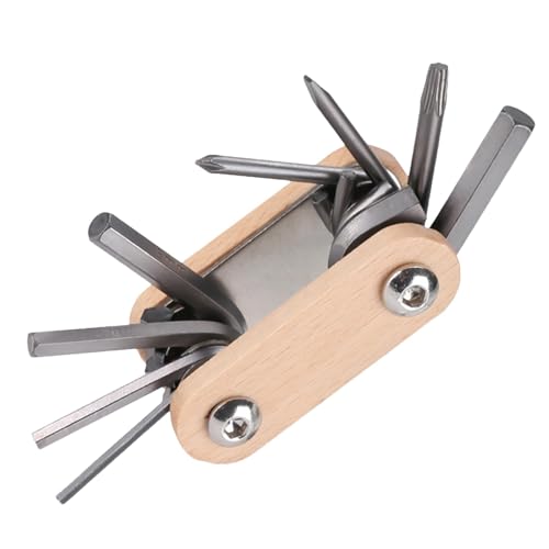 Fahrrad-Tools, 8-in-1-Fahrradwartungsset, multifunktional, kompakt und robust, ideal für Road und Mountain Fixes, notwendiges Reitzubehör