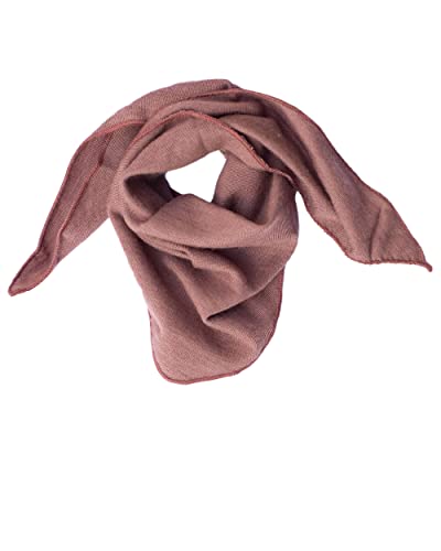 Lilano, Baby Dreieckstuch Uni, 70% Wolle (kbT), 30% Seide, 210 gr./m² (Mauve)