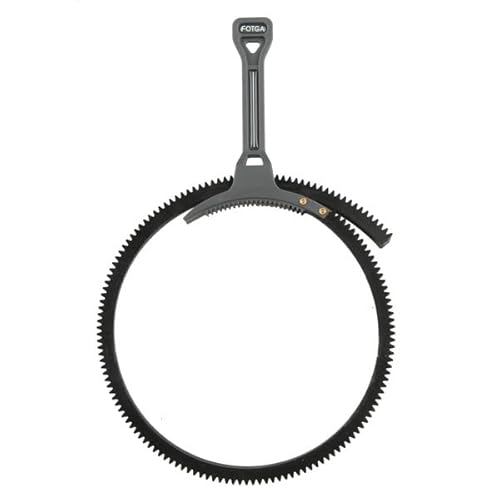 FOTGA Schnellfokussierringe Flexible Gear Belt Gürtel Ring für Follow Focus Folge Fokus FF 46 mm bis 110 mm FOTGA DP500II DP500IIS DP500III JTZ DP30 （mit Hebel Griff）