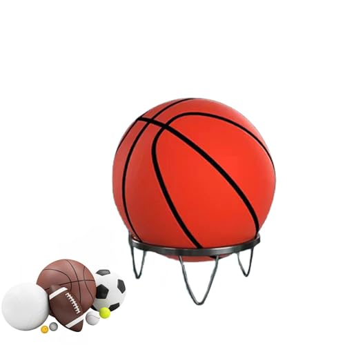 Wpsagek Basketballständer, 2/3/4/5 Stufiges Vertikale Ballaufbewahrung, Innenbereich Ballregal, Metall Ballständer Display Halter Für Fußball Basketball