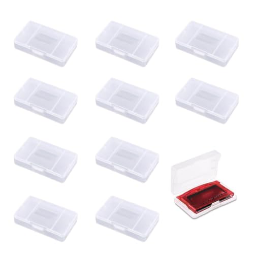 LEEQ 10pcs Klarsichthüllen Schutzhüllen - Schutz Spiel Patrone Hülle Staub Schutzhülle,Game Cartridge Schutzhülle,Spielkartenetui Kartenboxen,für Game Boy Advance für GBA Game Card