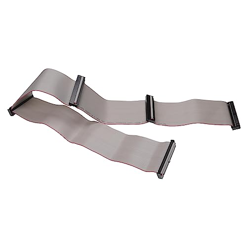 vhbw SCSI-Flachbandkabel zum Anschluss von 5 SCSI-Geräten - Innenkabel, 50-polig, 75 cm