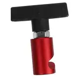 SOESFOUFU Motorhauben Hebestützklemme Robuste Klammer Für Motorhaubenlift Ersatzteil Für Einfache Installation Hochwertiger Hood Lift Strut Support Rote Ausführung Ohne öcher