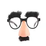 Garneck 1 Stk Partybrille Für Erwachsene Groucho-marx-brille Neuheit Cosplay Gläser Lustige Augen Und Nase Mit Schnurrbartbrille Brille Mit Augen Darauf Schnapsgläser Kleidung Mann Hase