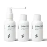 Sons Minoxidil 5% Lösung zur äußeren Anwendung, Haarwuchs & Verdichtung, Bei Haarausfall & lichtem Haar bei Männer, Reaktiviert verkleinerte Follikel, Präziser Pumpspender - 3 Monate Tropfen
