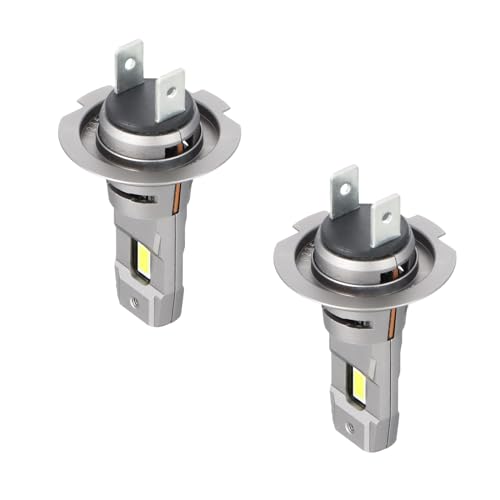 Shengxi H7 Halogen Lampe 6000K Super Helle Ultra Weiße 1:1 H7 Halogen Glühbirne 60W 16000LM H7 Abblendlicht Auto Tagfahrlicht H7 Scheinwerferlampe Glühbirne Plug & Play 2 Stück