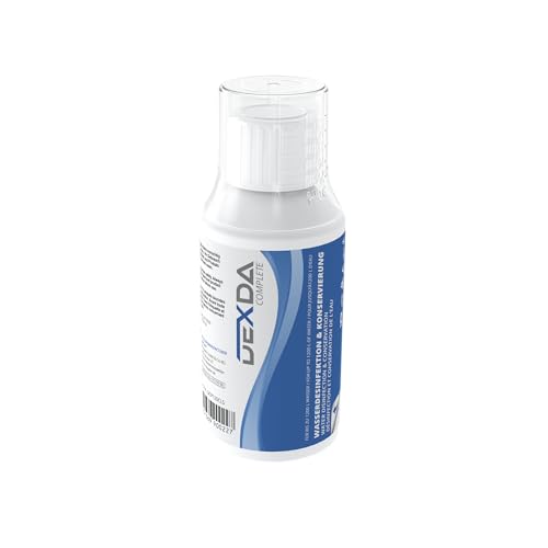 WM aquatec DEXDA Complete DCP120CLS | Wasserkonservierung und-desinfektion für sicheres Trinkwasser | desinfiziert u. konserviert 1200L Wasser | für Camping, Trekking, Survival | Made in Germany