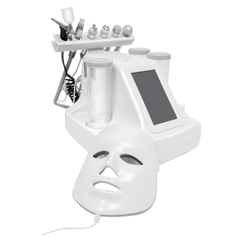 Schönheitspflegegerät mit Mikroelektrischer Therapie, RF Radiofrequenz und Ultraschall Kopf – Hautpflegegerät zur Tiefenreinigung, Porenverkleinerung und Hautstraffung für Zuhause und Beauty-Salon