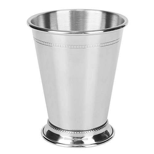 Julep Cup, Vintage Mint Julep Cocktail Cup Metallbecher Unzerbrechlicher Edelstahl Trinkbecher Schnapsgläser Margarita Gläser für Home Bar Party, 400 ml