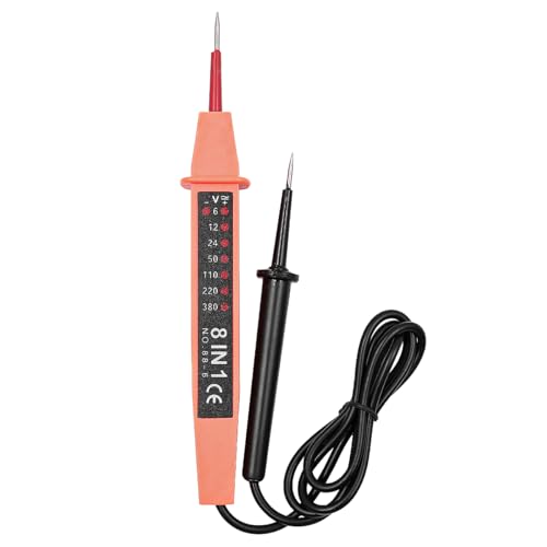 Namvo 8-in-1-Spannungsprüfer, Sondenstift, Durchgangsdetektor, Stift, Messgeräte, Tester, 6 V-380 V, Stromkreistester