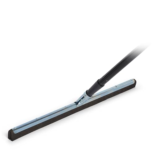 Novaliv Wasserschieber Bodenabzieher 60cm mit Stiel 137 cm Duschabzieher Abzieher Dusche Boden Abzieher Fenster Profi Wasser Abzieher Schieber für Boden Wasserabzieher Terasse Boden Pool