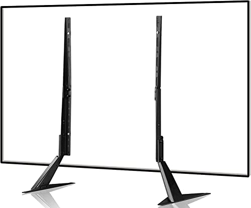 suptek Universal TV Standfüße TV Beine Höhenverstellbarer TV Ständer für 22-65 Zoll TV LCD LED Flach&Curved, Standfuß Fernseher TV Füße VESA 75X75mm bis 800x400mm bis zu 50kg ML1760