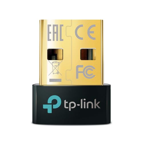 TP-Link UB500 Nano USB Bluetooth 5.0 Adapter Dongle (für PC Laptop Desktop Computer, Plug & Play für Windows 11/10/8.1).