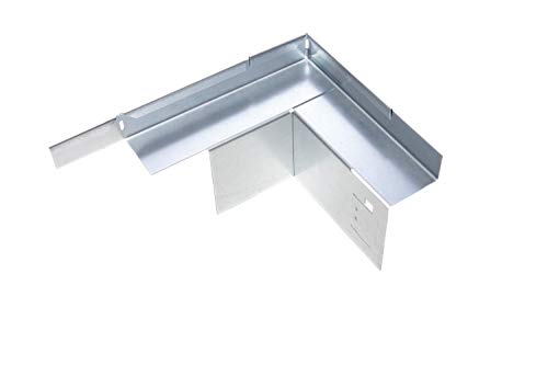 HN Kernstützen Metallwaren Ecke Innen/Außen für Rasenkante mit Radlauf Metall 9,5 cm hoch Mähkante Beeteinfassung Beetumrandung, Set:2er Set, Ecken:innen Ecke