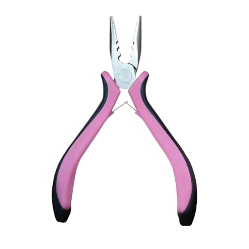 1 Stück Extensions Entferner Zange 3 Loch Aus Edelstahl, Bonding Löser Für Extensions, Profi Haarverlängerung Werkzeug Für Ultraschall, Nano Und Unsichtbare Haar Extensions Entfernen (Rosa)