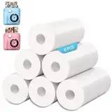 MILFECH 6 Rollen Druckpapier Thermopapier für Kinderkamera, Sofortdruck Thermopapier Druckpapier Nachfülldruckpapier, Nachfüllpapier für Kinderkamera Sofortdruckkamera