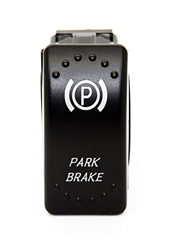 LED-Mafia Handbremse Feststellbremse Parken Bremse-Park Brake. JJ66 - Symbol Kippschalter Wippschalter Schalter Auto Boot KFZ LKW Licht 12V 24V