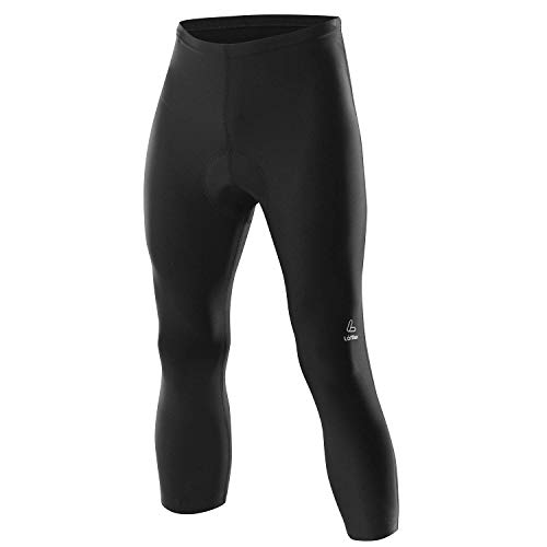 Löffler Basic 3/4 Rad Tights Herren schwarz