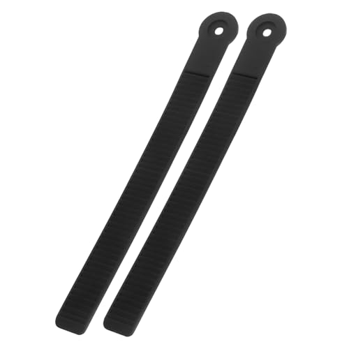 Abaodam 2 Stück Skigurt Snowboard Bindungsgurte Rollschuh Schnallengurte Skating Schuhe Schnallengurte Vielseitige Skate Gurte Austauschbare Skate Gurte Skizubehör Schwarzes Abs