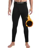 CL convallaria Thermo Unterhose Herren Lange Unterhosen Männer Innenfleece Thermounterwäsche Funktionsunterwäsche Skiunterwäsche für Winter