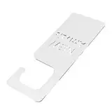 ARTIBETTER Acryl Tag Transparent Einzelhandelskarte Hochzeit Hängende Party Plakette Kleidungsetiketten Kleidungsetiketten Kleidungsladen Tag Kleidungsetikett Acryl Etiketten