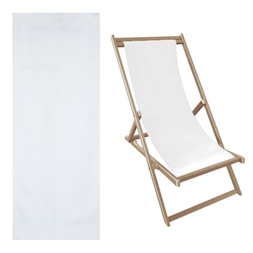 Hobbspring Ersatzstoffe Für Strandstühle 115x43cm Ersatz Canvas Für Sling Stühle Outdoor Klappstuhl Stoff Beige Terrassen Sling Stühle Stoff Für Strandstühle