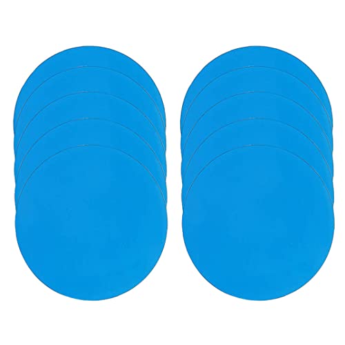 dsbdrki Clubhead Cover Pool Reparatur Patch Selbstklebende runde PVC aufblasbare Bootsfloß-Kajak-Reparaturwerkzeug 10pcs