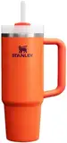Stanley Quencher H2.0 FlowState vakuumisolierter Becher aus Edelstahl mit Deckel und Trinkhalm, für Wasser, Eistee oder Kaffee, Smoothie und mehr, Tigerlilie Pflaume, 887 ml