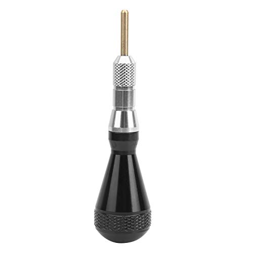 VBESTLIFE Elektronischer Soft-Tip-Auszieher aus Aluminium, Dart Point Extractor Remover Dart Tool, Auszieher für Gebrochene Nadeln für Elektronische Dartscheiben(Silber)