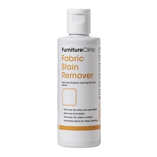 Furniture Clinic Textil-Fleckentferner – Fleckenentferner-Spray – Entfernt hartnäckige Flecken von Speisen & Getränken aus allen Textilien – Entfernt alte, eingetrocknete Flecken (125 ml)