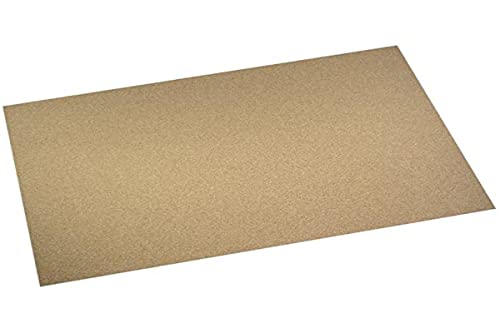 RAYHER HOBBY Rayher Kork-Platte, 30 x 45 cm, 3 mm stark, elastisch, geeignet als Pinnwand, Untersetzer, 6212000, Braun