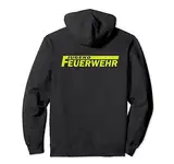 Jugendfeuerwehr Schriftzug auf dem Rücken - Feuerwehr Pullover Hoodie