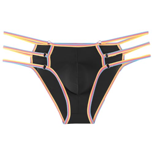 Lingerie Dessous Sexy Unterwäsche für Herren, sexy Unterwäsche Eisseide, Herrenunterwäsche Dessous Sexy Männer (Black, M)