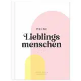 Freundebuch für Erwachsene, Poesiealbum zum Ausfüllen, für 30 Freunde Familie Kollegen und Wegbeleiter, Geschenk für Freunde