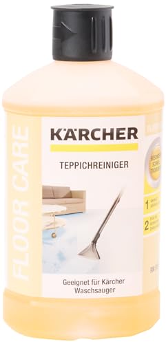 Kärcher Teppichreiniger RM 519, geeignet für die Reinigung von Teppichböden, Polstern, Autositzen etc., 1l Konzentrat ergeben verdünnt 40l Reinigungsmittel