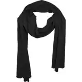 Build Your Brand Unisex-Adult BY063-Jersey Scarf Schal, Black, one Size