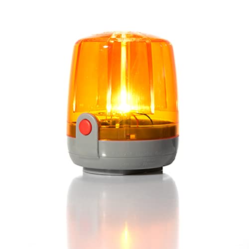 Rolly Toys Blinklicht rollyFlashlight (Blinkleuchte orange, Rundumleuchte mit Montagefuß, für Kinderfahrzeuge, batteriebetrieben) 409556