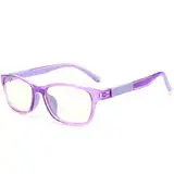 Brille Kinder Brillengestelle Anti Blaulicht Computerbrille UV Schutz Kinderbrille Strahlenschutz Brillenfassung Jungen Mädchen Streberbrille TR90 Computer TV Nerdbrille Lesen Handy Brillenrahmen