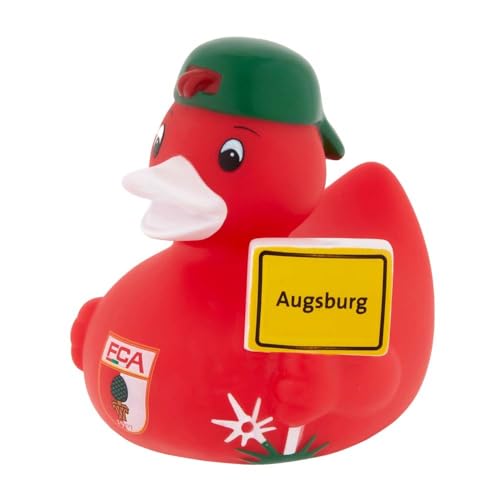 FC Augsburg FCA Badeente in 9 x 9,5 x 7,5cm