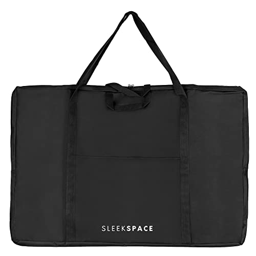 Sleek Space Art-Portfolio-Hülle, Soft Case Professionelles mit Multi-Griffen für Artwork Lagerung, Präsentationsbuch Tragetasche, Künstler-Tasche, Kinderkunst, TV/Monitor Transport