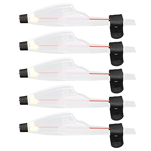 Shanrya Angelruten-Spitzenkappe, Teleskop-Angelrute-Spitzenkappen-Schutzkappe für Meeresfischerei-Zubehör (3#, 5er Pack)