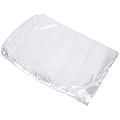 50 Stück Kleidersack, Transparente Einweg Kleidersäcke Kunststoff, Hängende Kleidersäcke für die chemische Reinigung für Zuhause, Bekleidungsgeschäfte und Chemische Reinigungen (60x120cm)