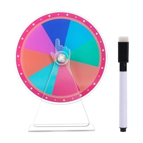 Spinator zum Trocknen – Drehrad des Preises Drehrad des Preises Drehrad aus Acryl mit löschbarem Marker Draw Draw Draw Spielzeug für Karneval Actionshow