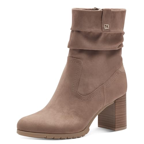 s.Oliver Damen 5-25407-43 Mode-Stiefel, Taupe, 38 EU