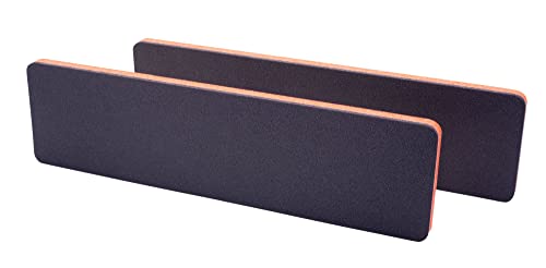 Danto Türschutz, Wandschutz, selbstklebend, 44 x 11,5 x 2 cm, Kunststoff, 2 Stück