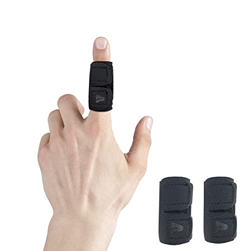 VerteLife 2 Stück Neopren Fingerschiene Weicher & Bequemer Fingerschutz für Arthritisschmerzen Fingerschutz Unterstützung Finger Ärmel Gelenkschmerzen Lindern Fingerbandage für Sportverletzungen - M