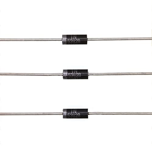 HUABAN 50PCS 1N5342B 1N5342 Power Zener Diode 5W 6.8V DO-15(CASE17-02) Axial Diodes 5 Watt 6.8 Volt